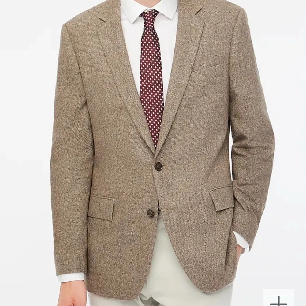J. Crew Men’s Herringbone Wool Blazer